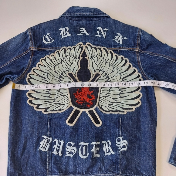 Crank Couture Disciplez Crank Busters Jean Jacket - Picture 11 of 15